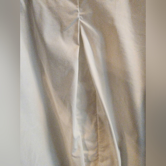 Coldwater Creek White Cotton Blend Hooded Zip Up Jacket Lagenlook Size Medium - Picture 5 of 9